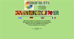 Desktop Screenshot of biofruits.net